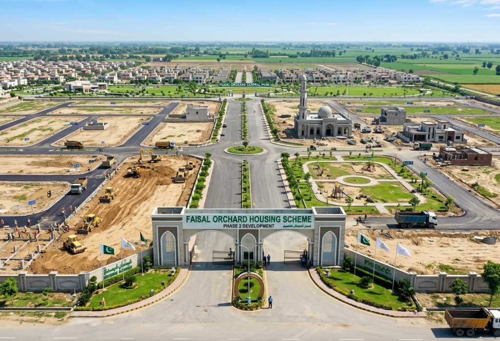 Road and block development underway in Phase 2