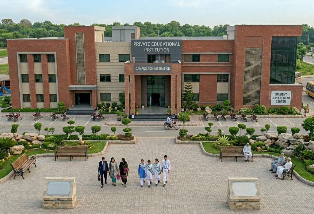 School Campus Land Demarcated